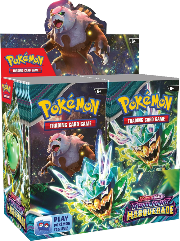 Pokemon TCG: Twilight Masquerade - Booster Box (36 Packs)